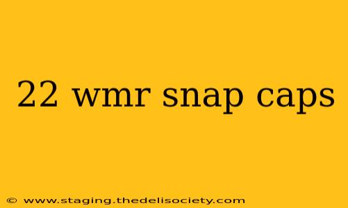 22 wmr snap caps