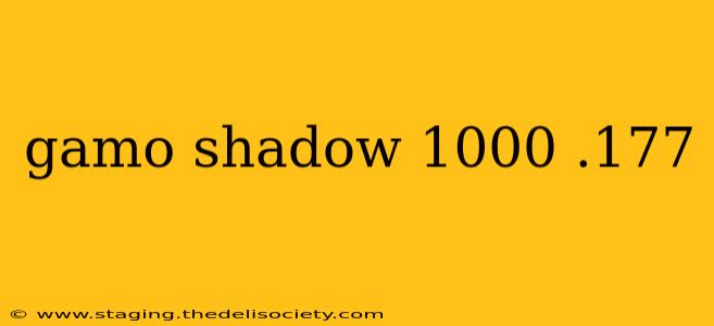 gamo shadow 1000 .177