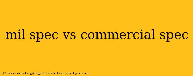 mil spec vs commercial spec